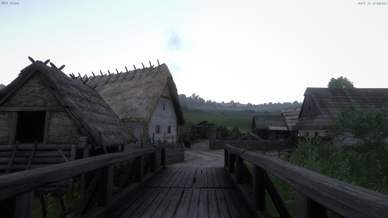 [06/03/2016] Kingdom Come: Deliverance, Beta - Kühle Abendlichtstimmung in Dorf Talmberg