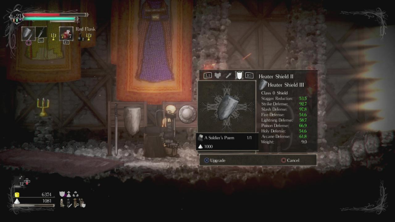 Der Schmied verbessert Waffen und Ausrüstung im Spiel.