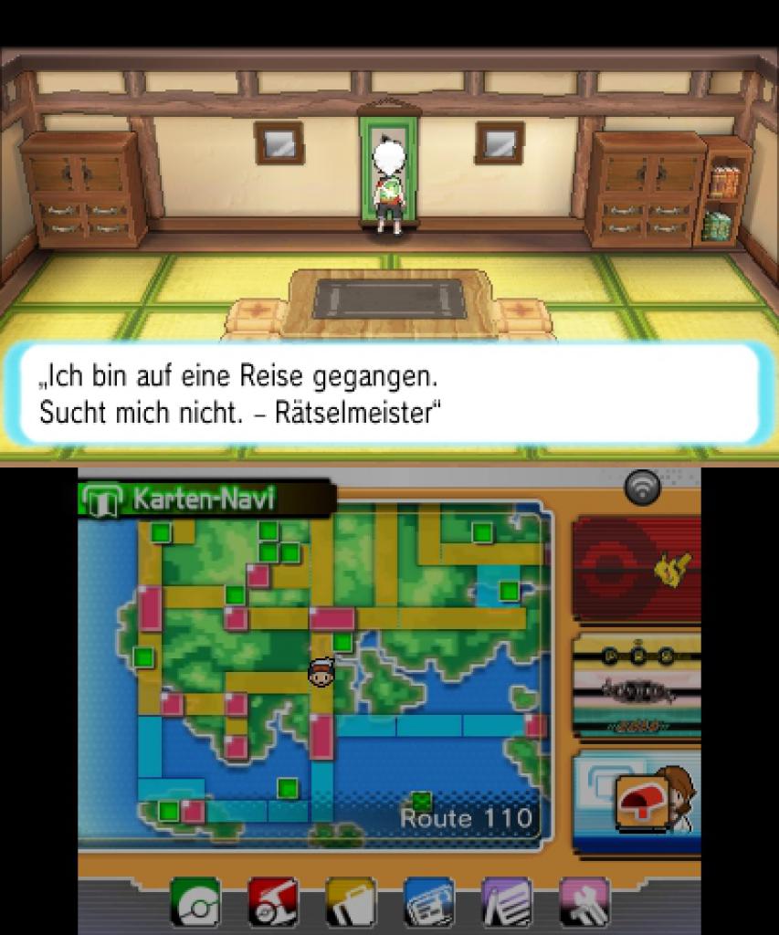 [01/04/2016] Ein Mann voller Geheimnisse: Der Rätselmeister errichtet in Rubin, Saphir, Smaragd und deren Remakes allerlei Irrgärten für den Protagonisten. Hat man alle seine Aufgaben gemeistert, kehrt er nicht mehr zurück.
