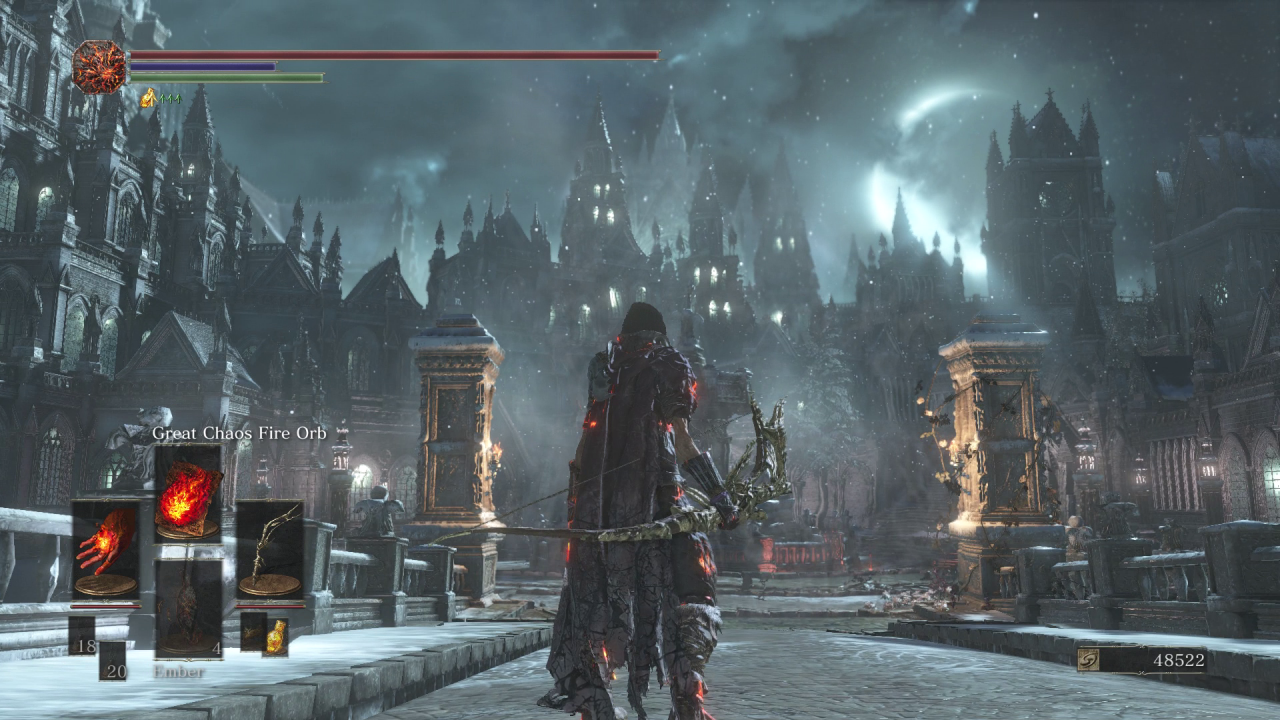 [01/04/2016] Das beschauliche Ithiryll gehört zu den schönsten Arealen des Spiels und hat optisch viel mit Yharnam aus Bloodborne gemeinsam.