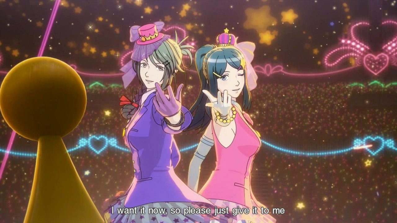 [20/06/2016] Was wäre ein JRPG über die japanische Pop-Idol-Industrie ohne stylishe Musikvideosim Anime-Stil? Einen gewissen Grad an Kitsch muss man aber abkönnen.