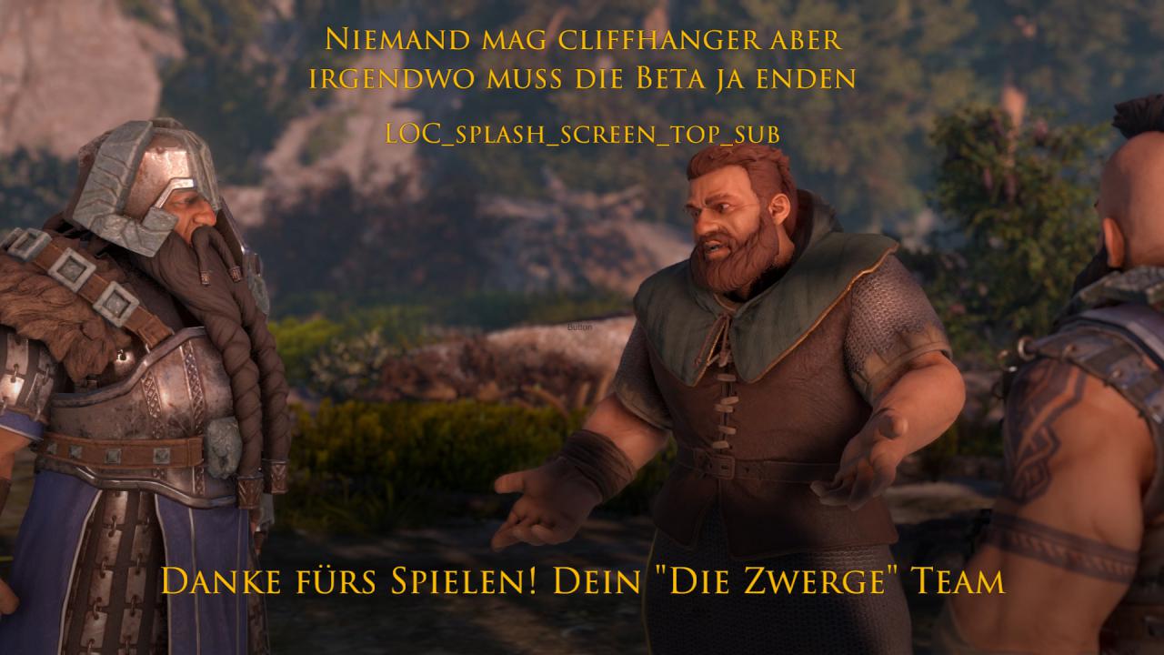Nach knapp 8 Spielstunden erreichen wir das Ende der Beta-Version.