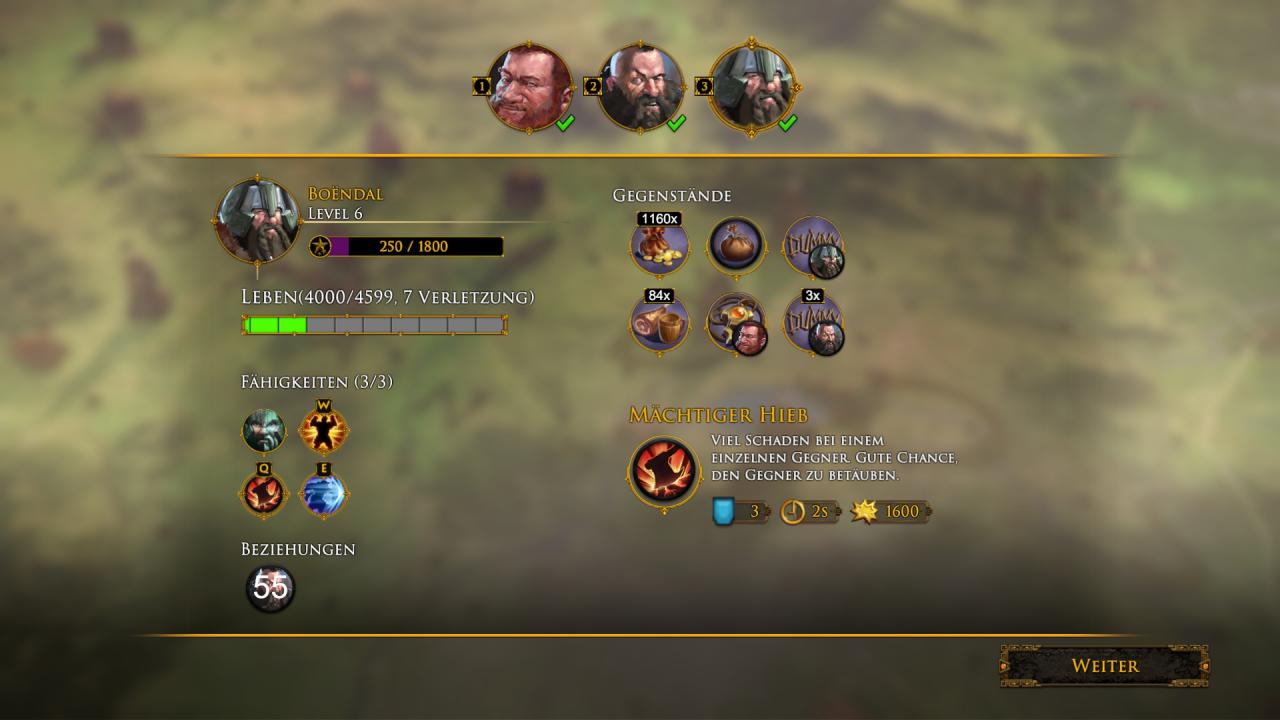 Das Skillsystem des Rollenspiels ist recht überschaubar.