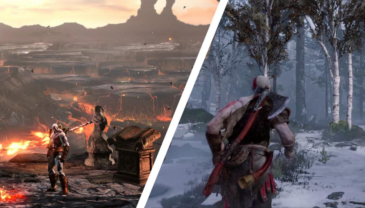 [24/06/2016] Kameraperspektive in God of War 3: Remastered und God of War im Vergleich.