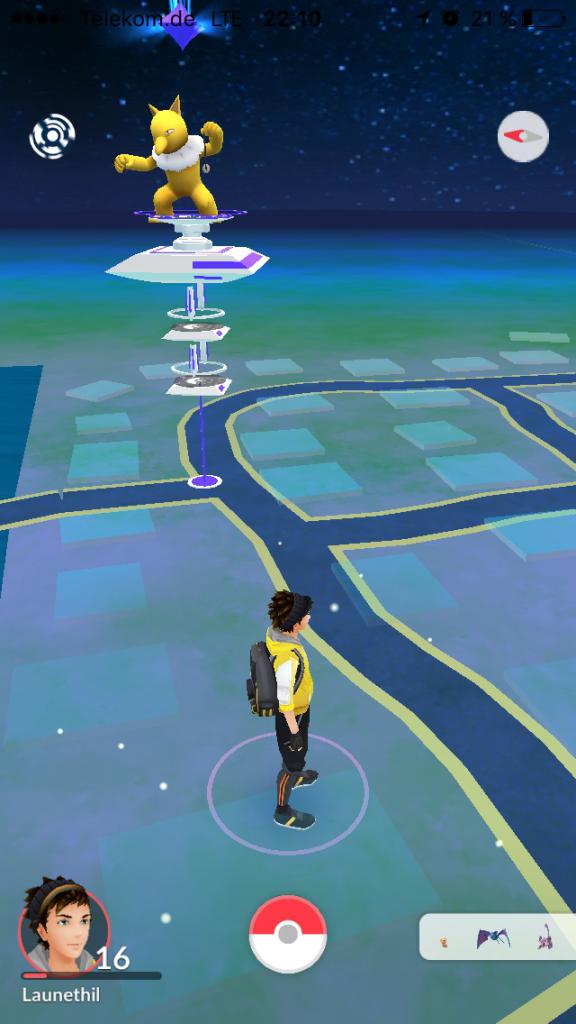 [22/07/2016] Arenen sind die derzeit einzigen Schauplätze für die Kämpfe in Pokémon GO