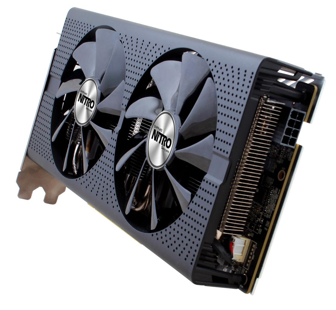 [22/07/2016] Die AMD RX 480 (hier eine Sapphire Nitro) ist ein gute Konkurrenz zur Nvidia GTX 1060