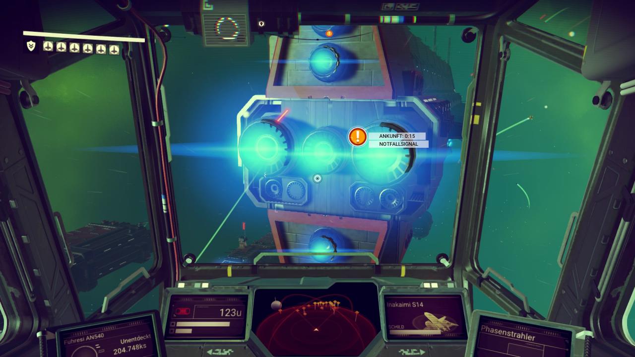 Hurra, wir sind auf eine Schlacht gestoßen! Leider krankt das Space-Combat-Feature in etlichen Punkten.