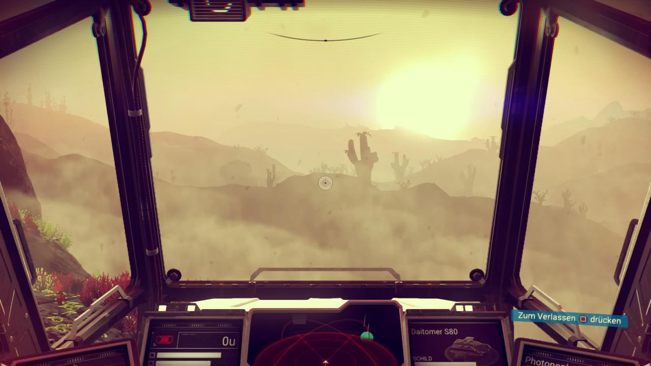 Wenn es draußen stürmt, sollte man besser Schutz in Höhlen, Gebäuden oder eben im Cockpit suchen.