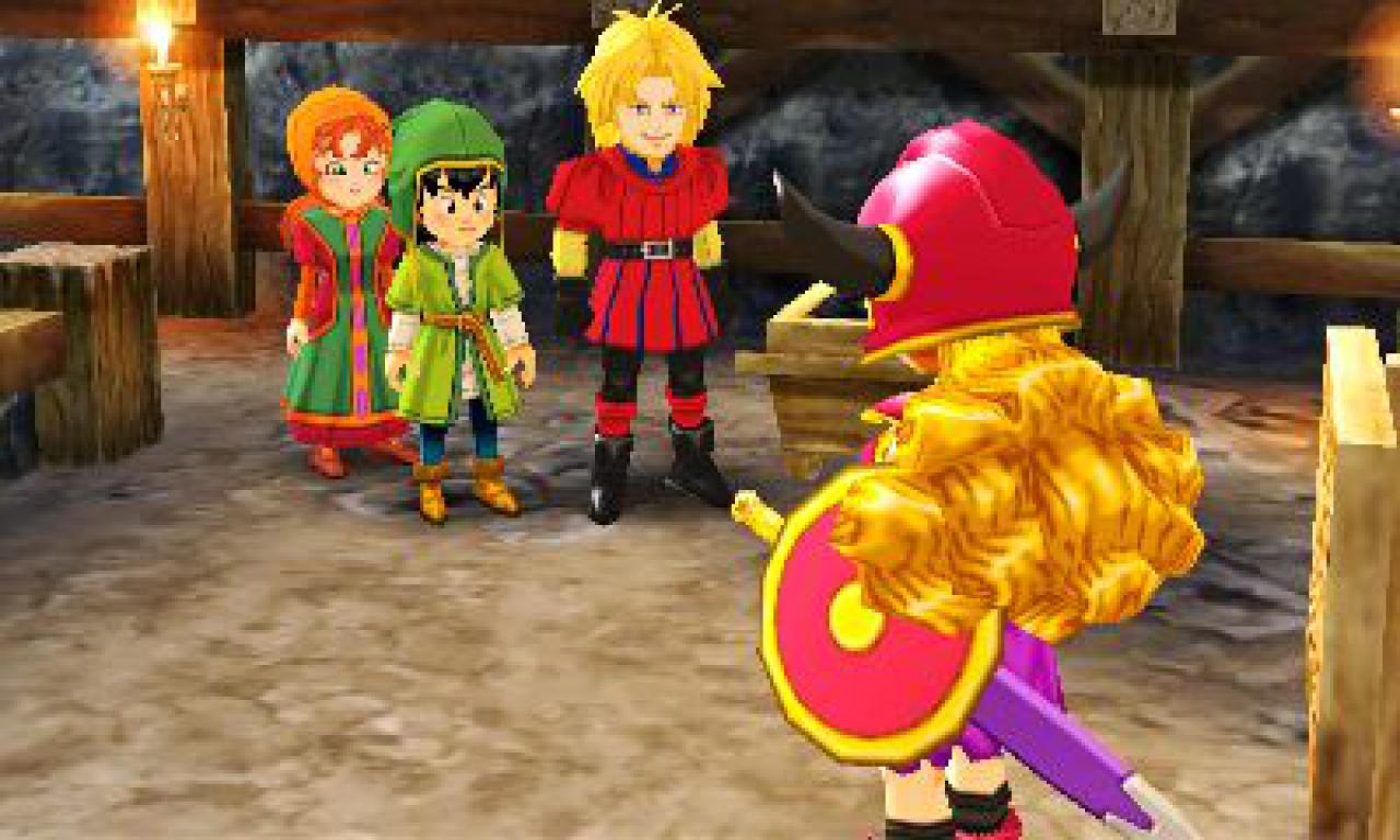 [09/09/2016] Zu Spielbeginn umfasst eure Gruppe Maribel (oben links), den Protagonisten (oben Mitte) und Prinz Gismar (oben rechts). Später kommen weitere Charaktere hinzu.