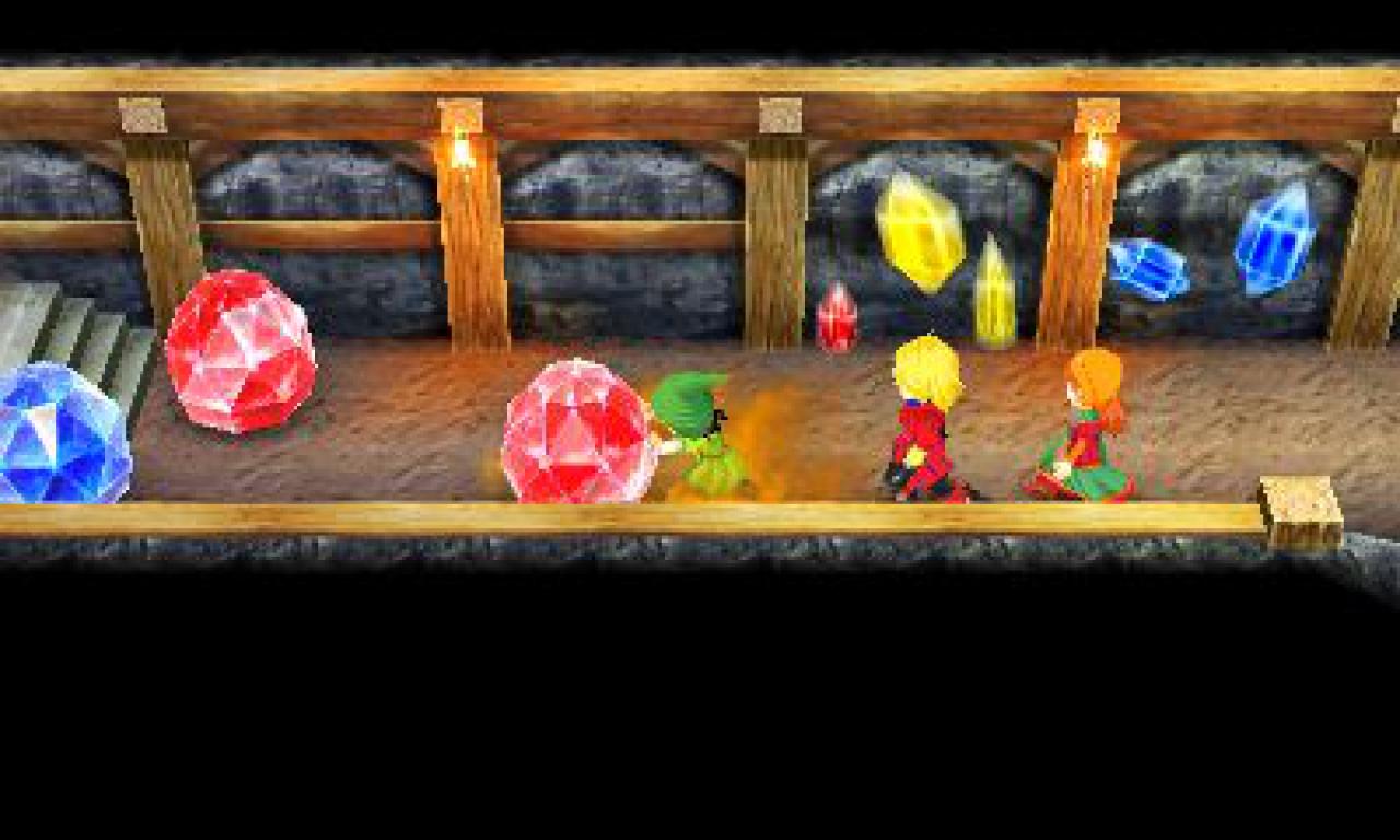 [09/09/2016] Das Dungeon-Gameplay wird immer wieder mal durch recht simple Rätseleinlagen aufgelockert. Hier gilt es, gleichfarbige Kristalle zu kombinieren, damit sie verschwinden.