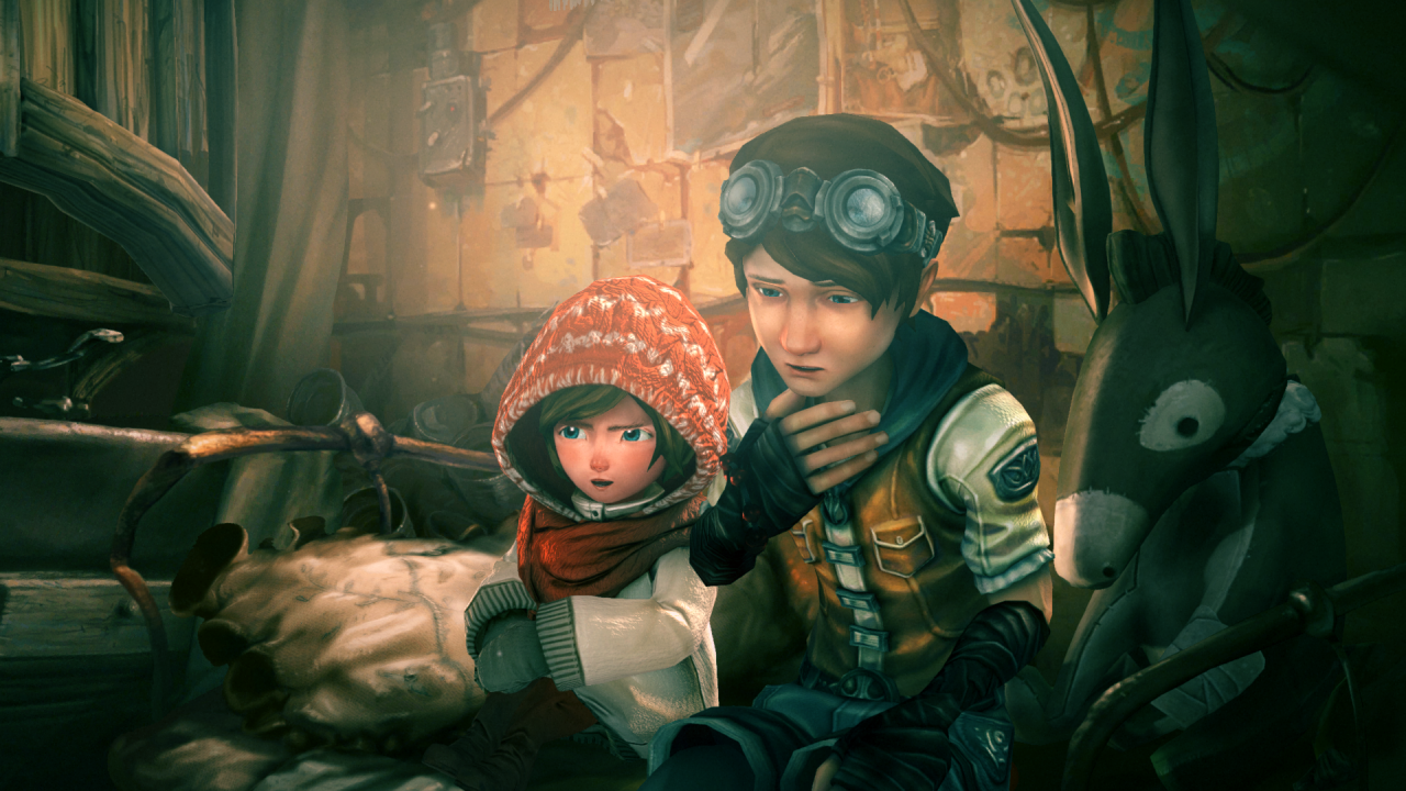 Renie und ihr großer Bruder Noah sind die neuen Heldenfiguren im Nachfolger zu The Whispered World.