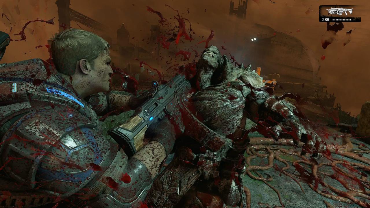 [07/10/2016] Die Unterlauf-Kettensäge ist eines der Aushängeschilder der Reihe. In Gears of War: Judgment hat sie uns gefehlt, diesmal dürfen wir wieder sägen. (PC)