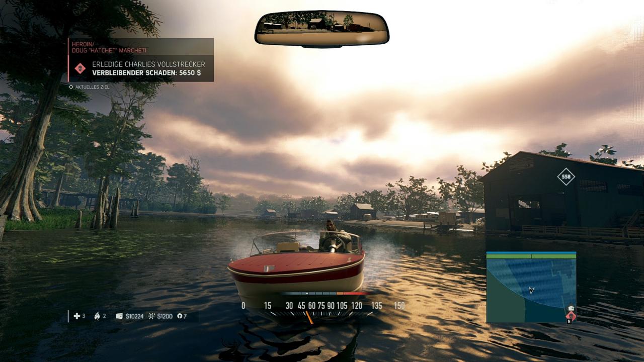 [10/10/2016] Neben Autos dürft ihr in Mafia 3 auch Motorboote fahren.