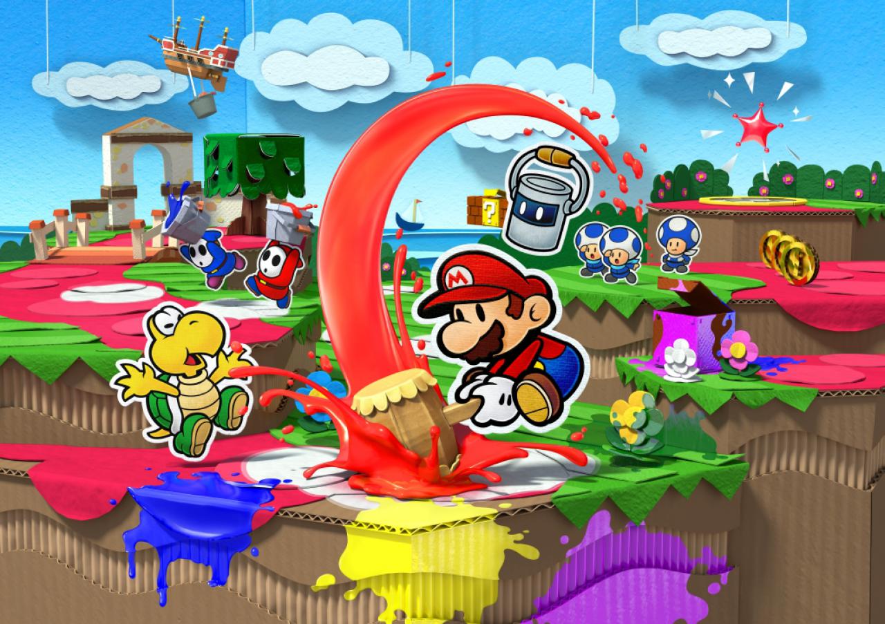 In Marios neuem Abenteuer für Wii U geht es farbenfroh zur Sache. Wie gut es ist, verrät unser großer Test im Heft.