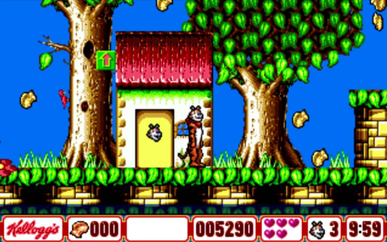 [24/10/2016] Tony & Friends In Kellog's Land: Ein überraschend unterhaltsames Jump & Run aus den frühen 90er Jahren, das Werbung für die bekannten Frühstücksflocken macht.