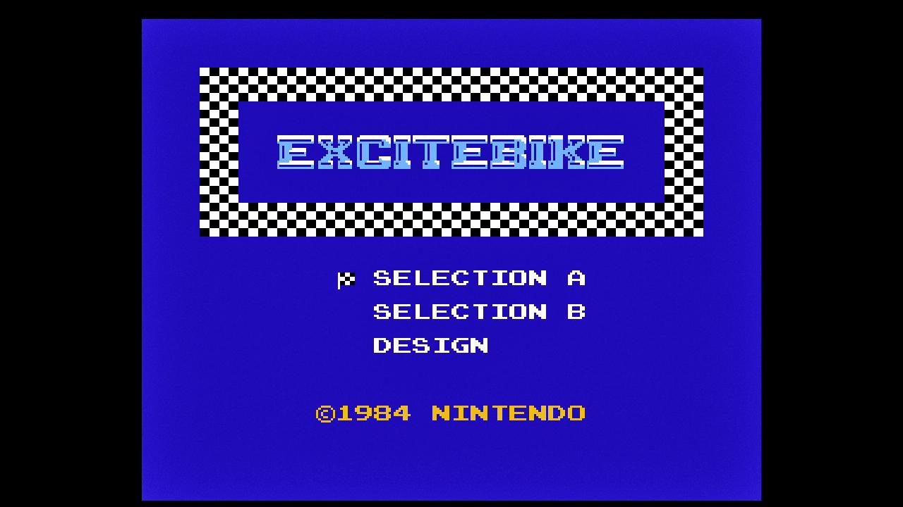 [10/11/2016] Excitebike - WRUMM WRUMM! Das aufregende Motorcross-Rennspiel macht auch heute noch Spaß. Immer schön gerade landen!
