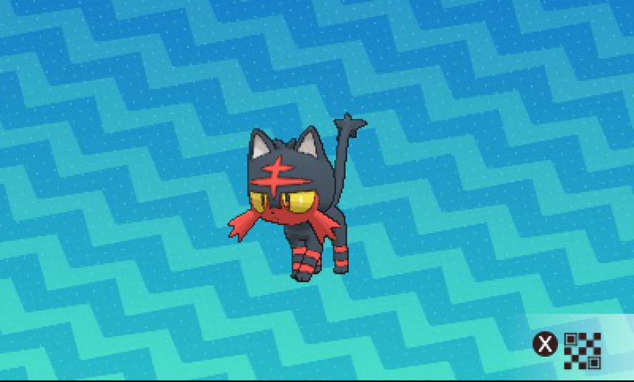 [02/12/2016] Die Flammenkatze Flamiau, eines der drei Starter-Pokémon.