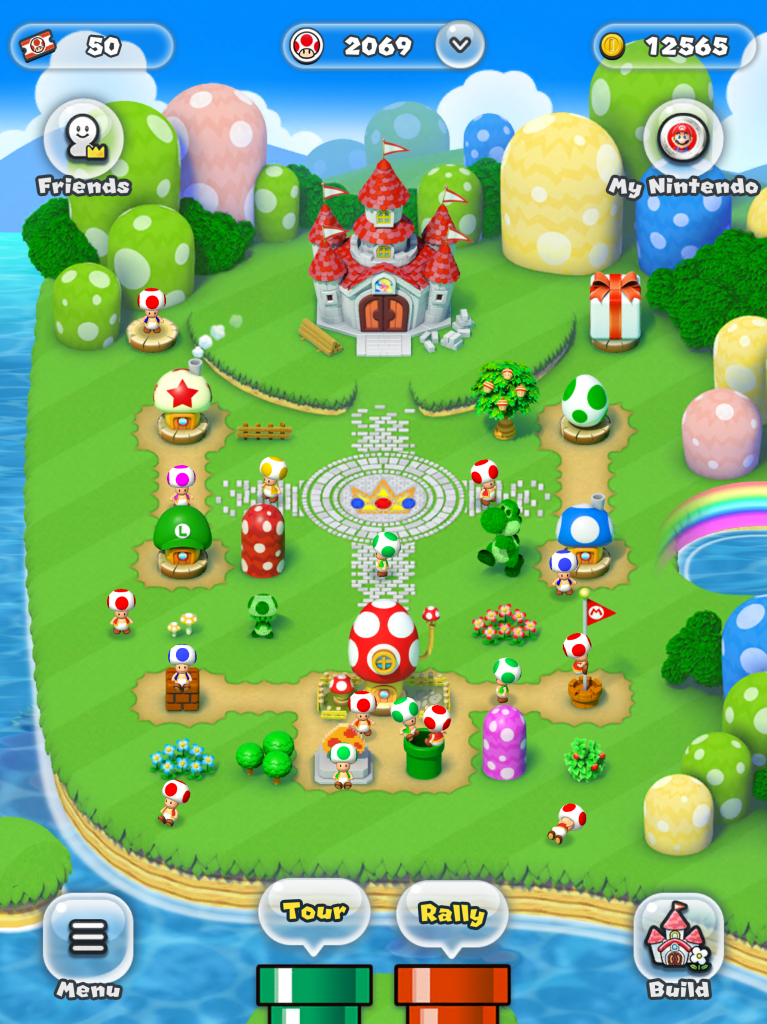 [08/12/2016] In Super Mario Run errichtet ihr euer eigenes Königreich.