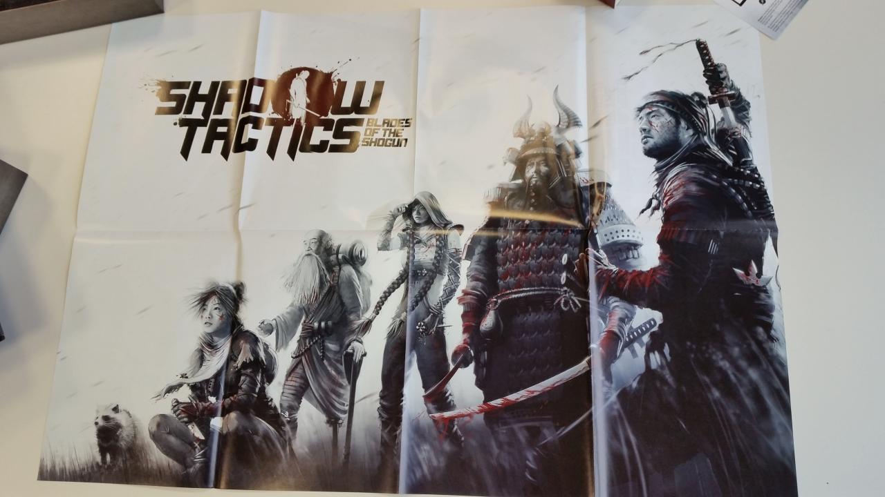 Das DIN A2-Poster ist sehr schön, aber leider durch die Knickfalten auch etwas verunstaltet. Die Rückseite zeigt das gleiche Motiv im Hochformat.