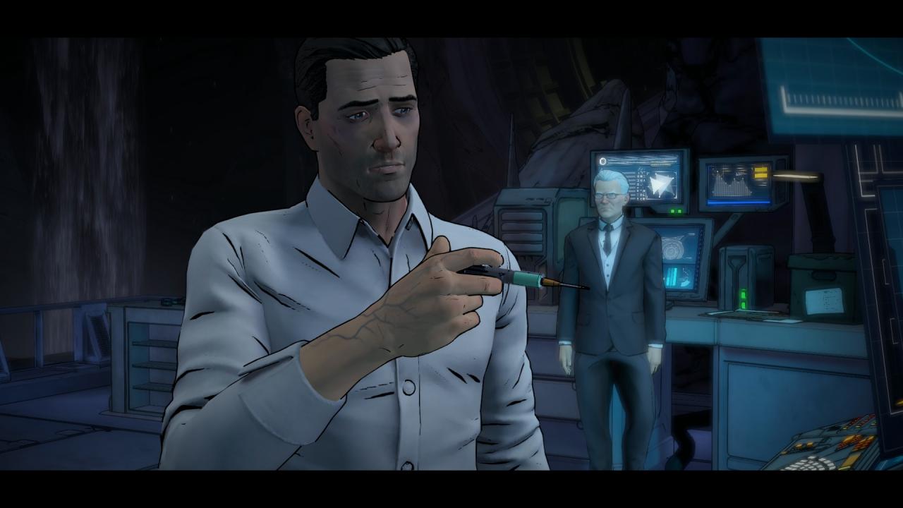 Schwer gezeichnet: Bruce Wayne ist zu Beginn von Episode 4 am Tiefpunkt angelangt.