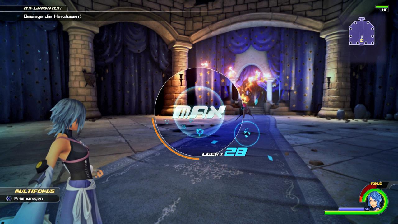 [23/01/2017] In modifizierter Form befinden sich einige Spielelemente aus Birth by Sleep in A Fragmentary Passage. Generell bleibt es spielerisch aber eher simpel.