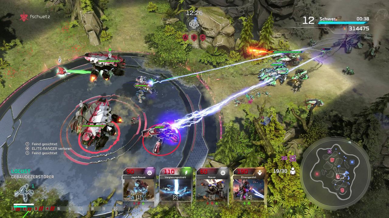 Kurzweilige Action und Taktik stehen in Blitz im Vordergrund. Partien dauern nur zehn Minuten. 