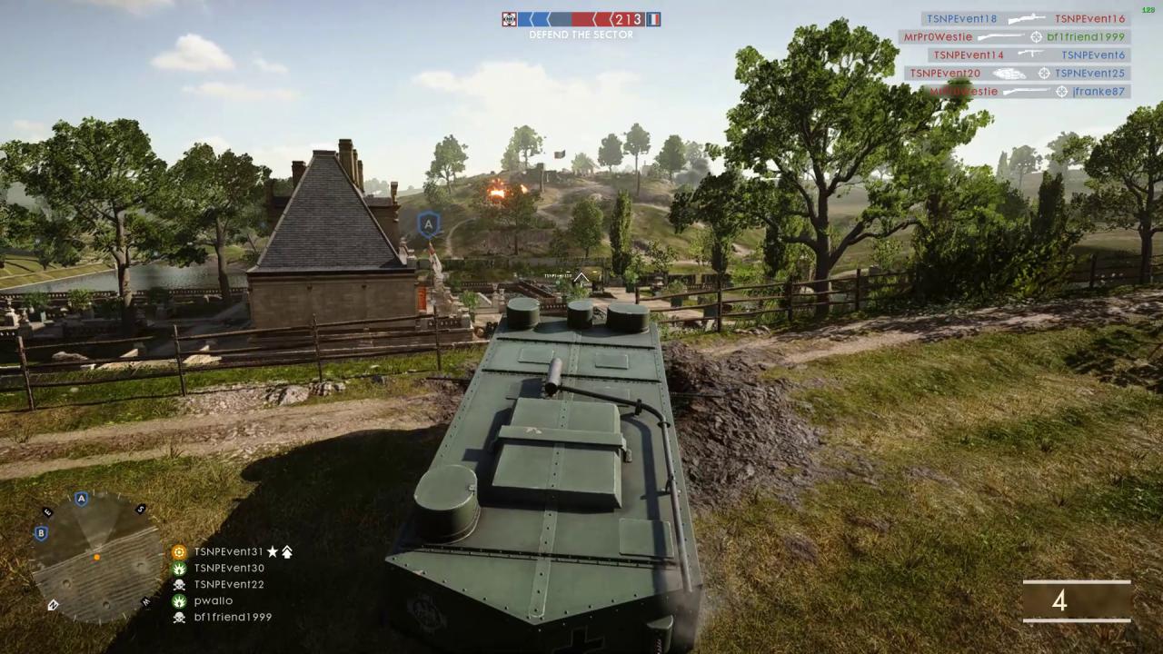 [13/03/2017] Der französische Sturmpanzer kann mit seinem schlagkräftigen Geschütz nach vorne schießen.