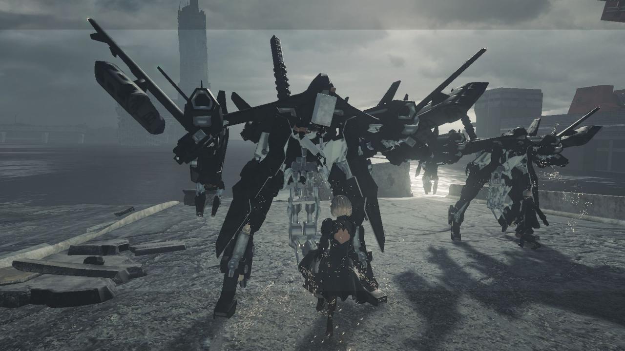 [07/03/2017] Gundam lässt grüßen: Regelmäßig nehmt ihr in den Flugmaschinen Platz. Sie funktionieren in zwei Modi, einmal als Mech, zum anderen als Flugzeug.