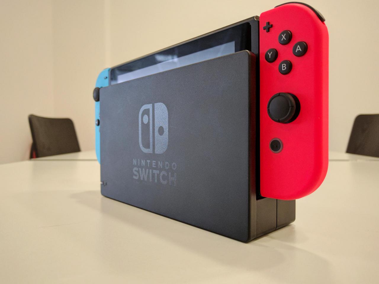 Nintendo Switch in der Docking Station
