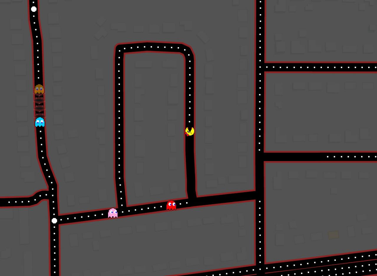 [01/04/2017] Ms. Pac Man in Google Maps
