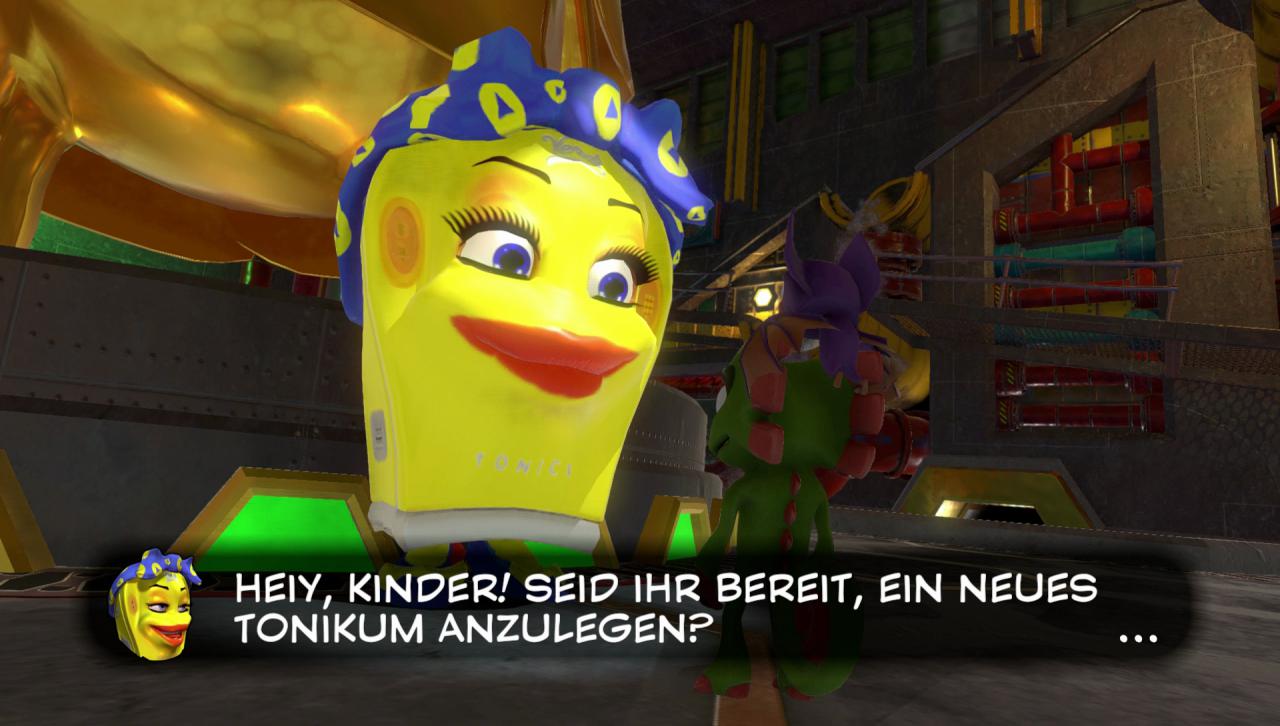 [04/04/2017] Bei dieser netten Kühlschrank-Dame können wir aus diversen, das Gameplay beeinflussenden Tonika wählen.