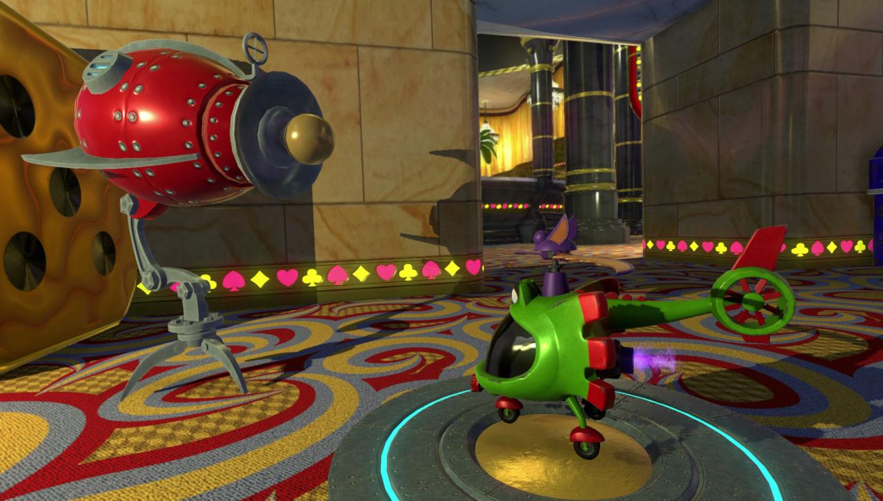 [04/04/2017] Kreative Verwandlungsformen wie dieser Yooka-kopter sorgen für zusätzlichen Spielspaß.