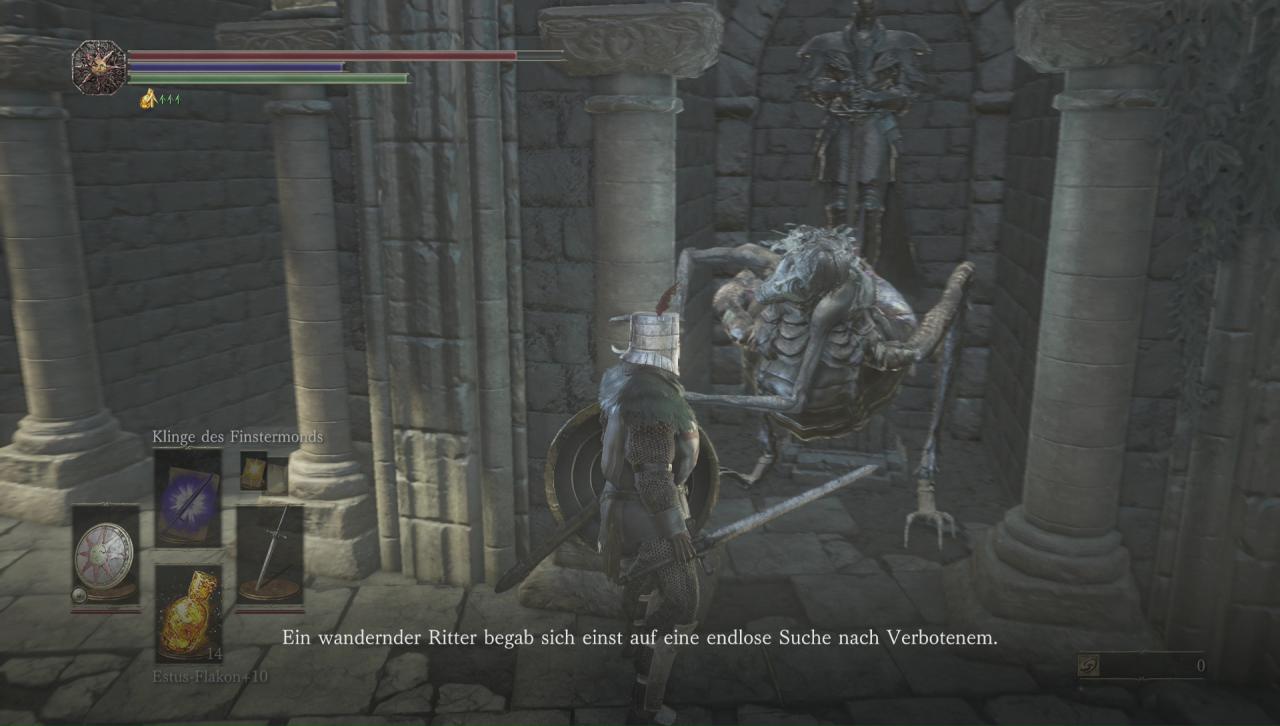 Insekten NPC im Dark Souls 3-DLC.