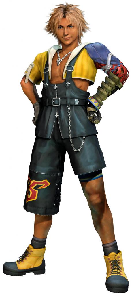 [09/05/2017] Tidus aus Final Fantasy X entspricht ziemlich genau dem Archetypen des intelligenzarmen, aber gutherzigen Japano-RPG-Helden, der ständig mit einem Lächeln durch die Welt geht, immer für seine Freunde da ist und durch seinen naiven Glauben an das Gute und daran, dass man das Richtige tun muss, zum Helden emporsteigt. Dass er dafür zu doof ist, um eine Dose Bohnen zu öffnen, nimmt man da gerne in Kauf.