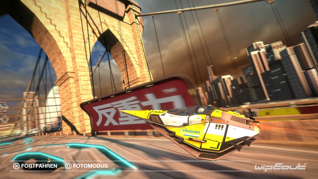 [07/06/2017] Rennställe: Feisar ist ein alteingesessenes Racing-Team in der Welt von Wipeout. Mit Tigron kehrt ein Sponsor von früher zurück.