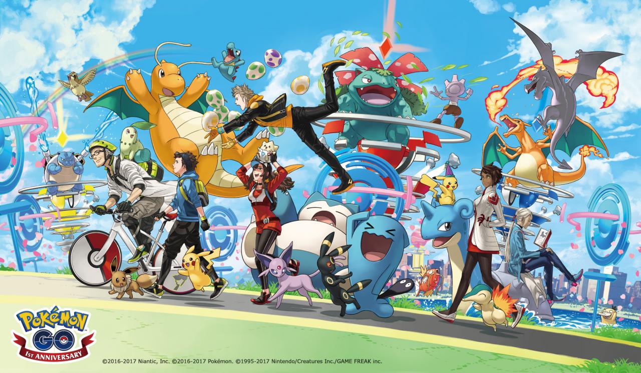 Pokémon GO: Einjähriges Jubiläum