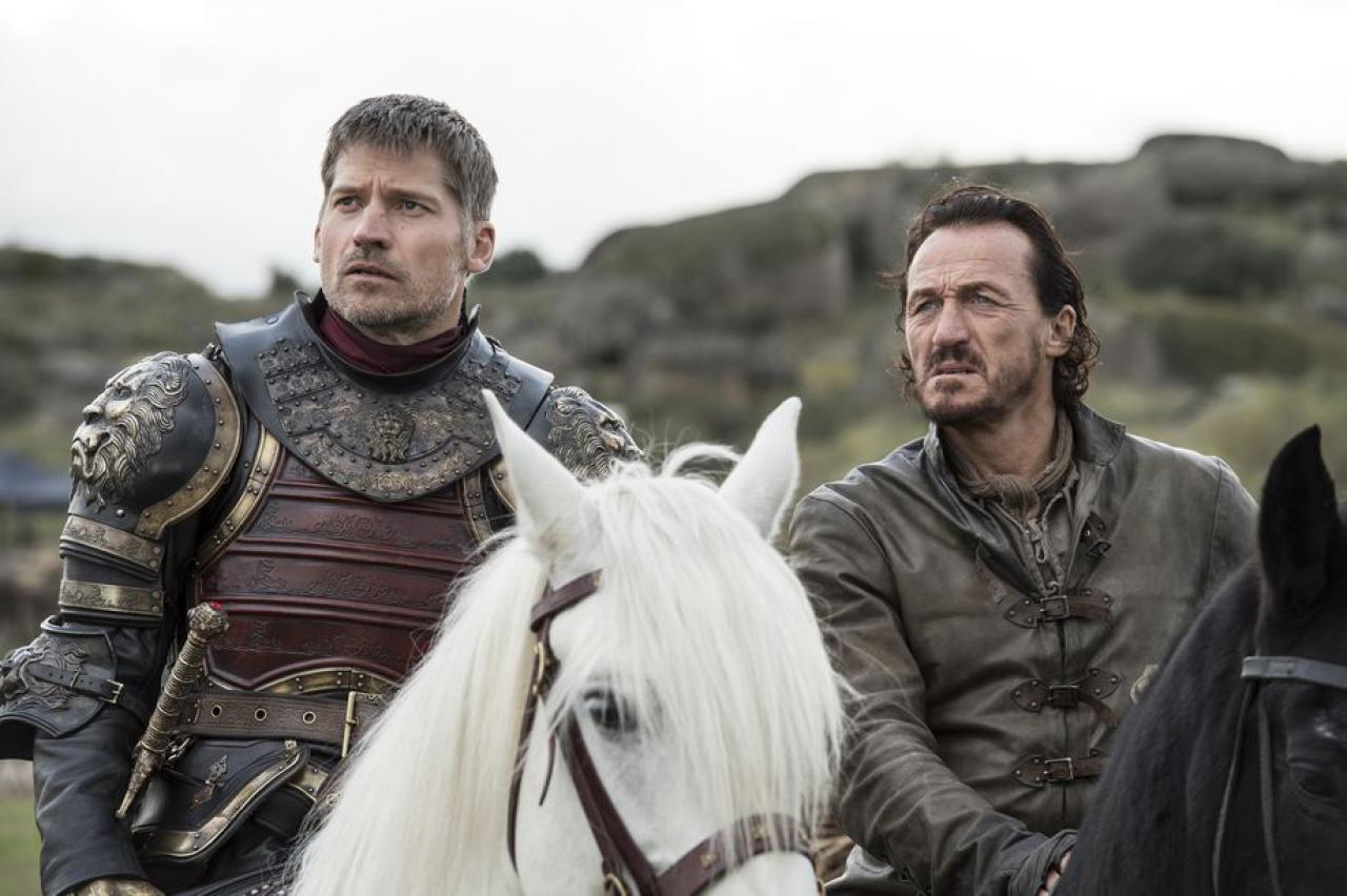 Game of Thrones: Jamie Lannister und Bron.