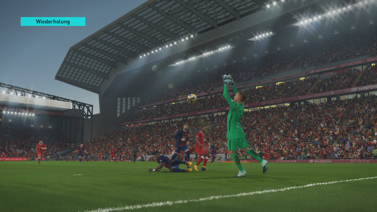Replay-Szene in PES 2018.