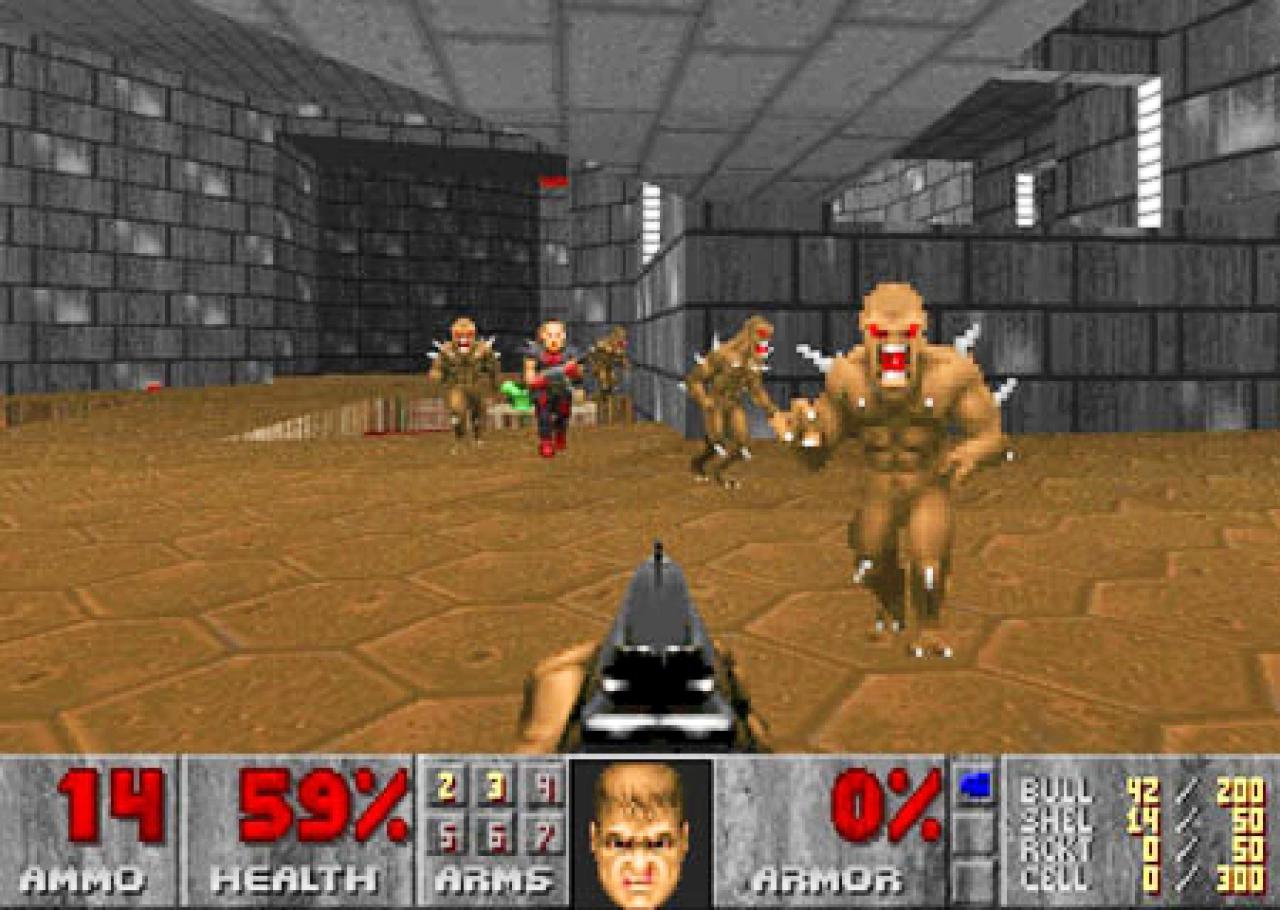 [02/10/2017] Zu realistisch für die Jugendschützer: der Ego-Shooter-Meilenstein Doom (1993).