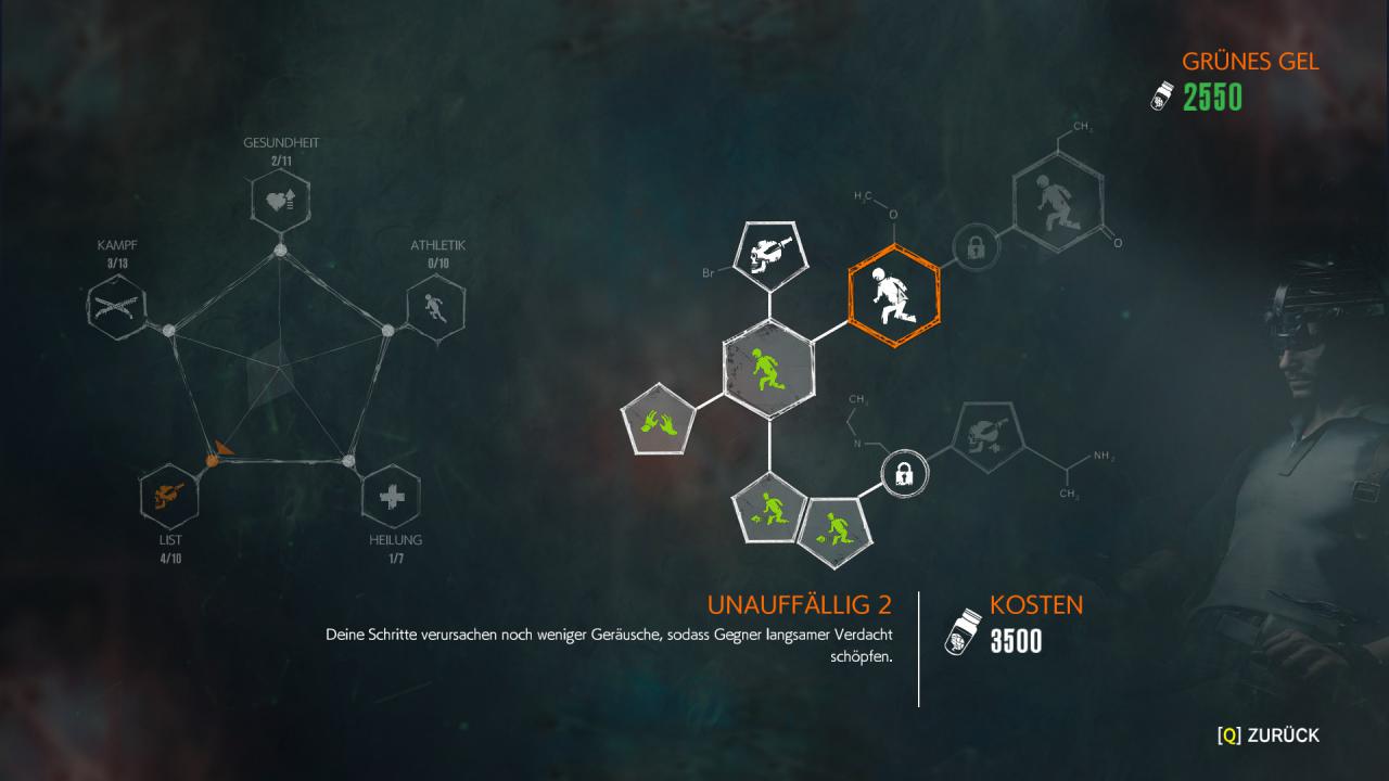 [13/10/2017] Das neue Skillsystem ist viel übersichtlicher und bietet euch mehr Möglichkeiten zum Upgraden von Sebastians Fähigkeiten.