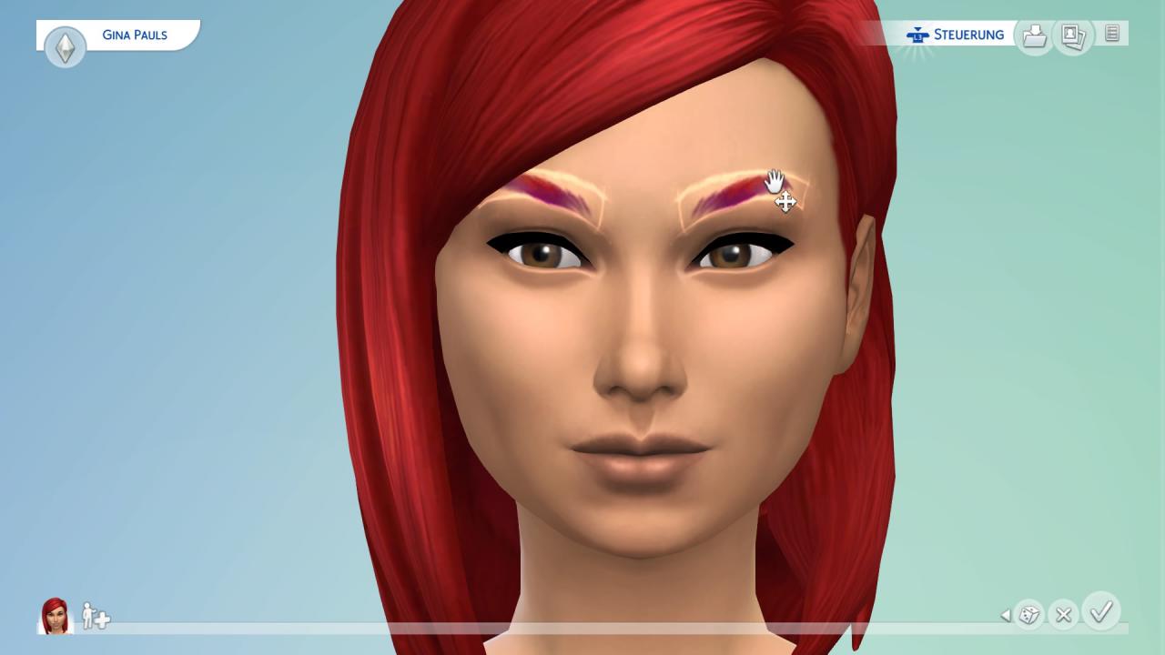 Charakter-Editor in Die Sims 4.