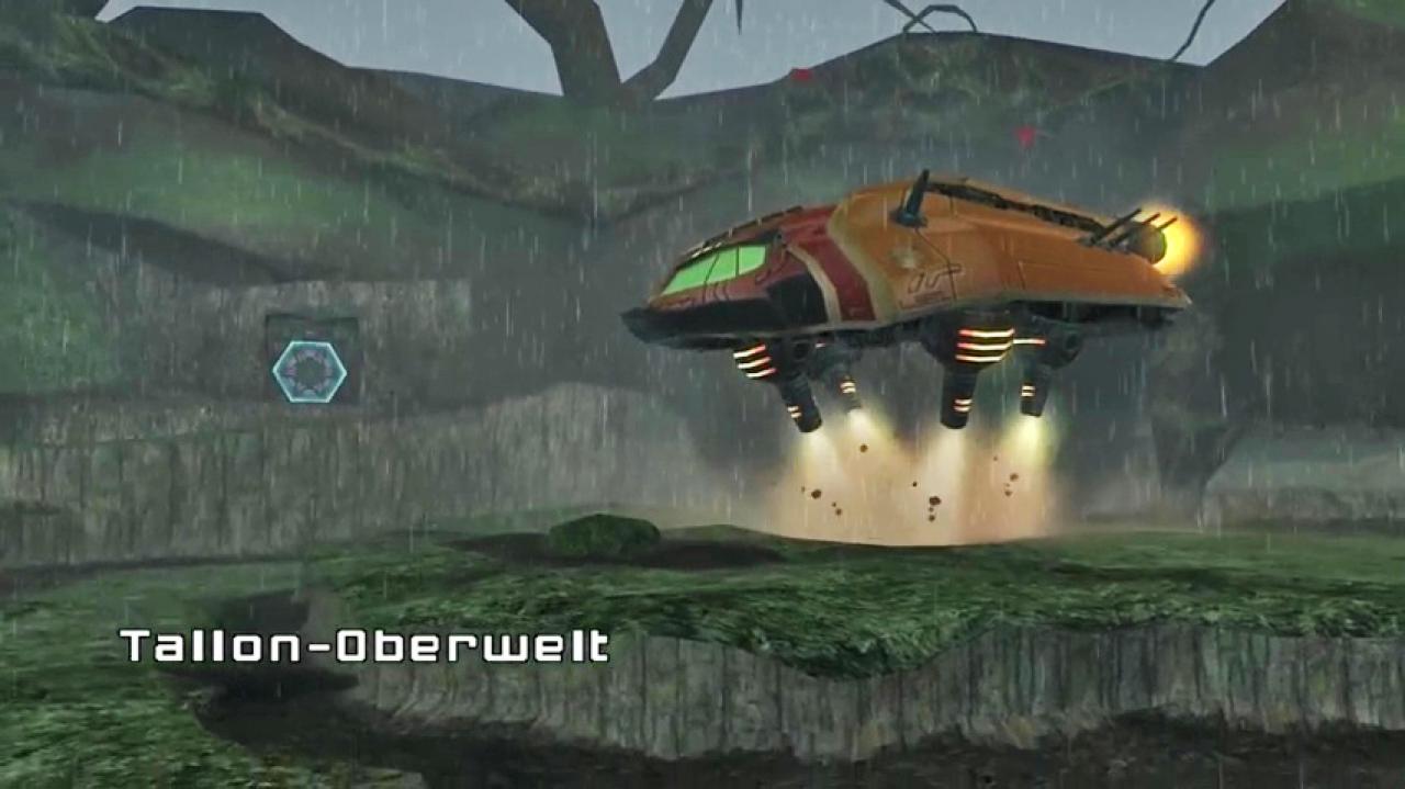 Natürlich bewegt ihr euch auch in Metroid Prime mit Samus' klassischem Raumschiff durch den Weltraum.