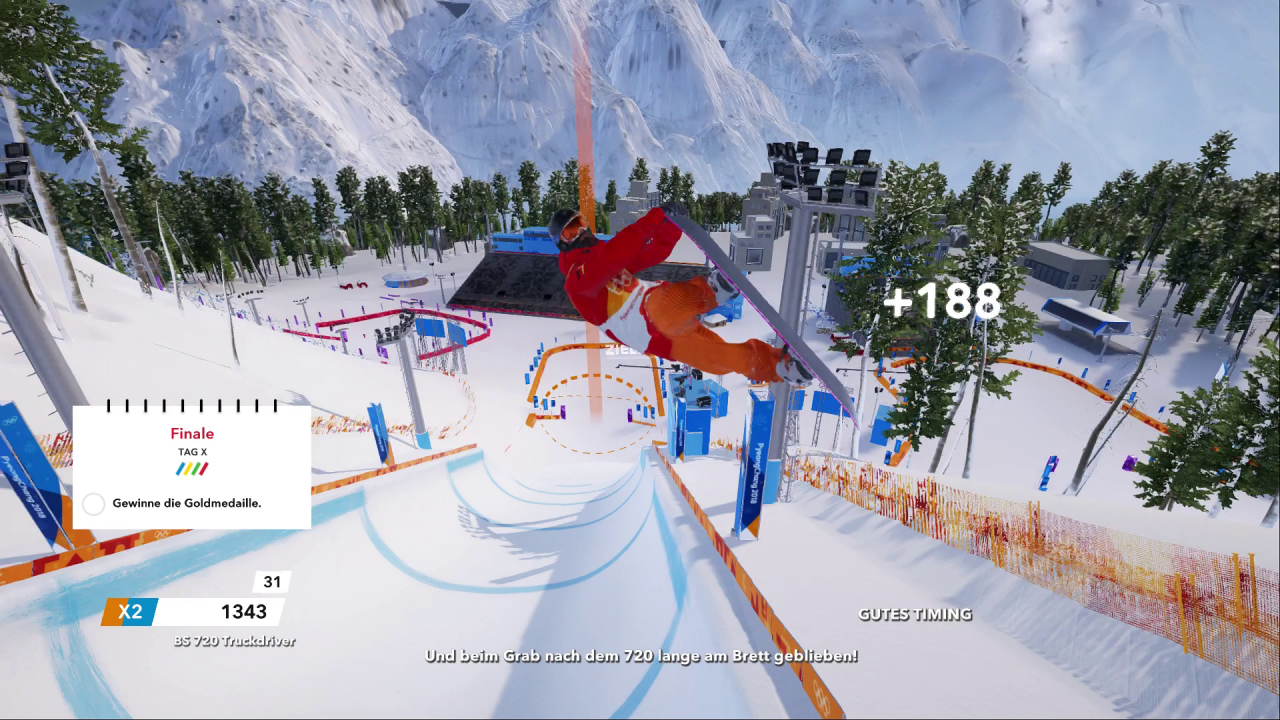 [08/12/2017] Die Steuerung in der Halfpipe wurde stark verbessert, sodass die Disziplin nun auch jede Menge Spaß macht.