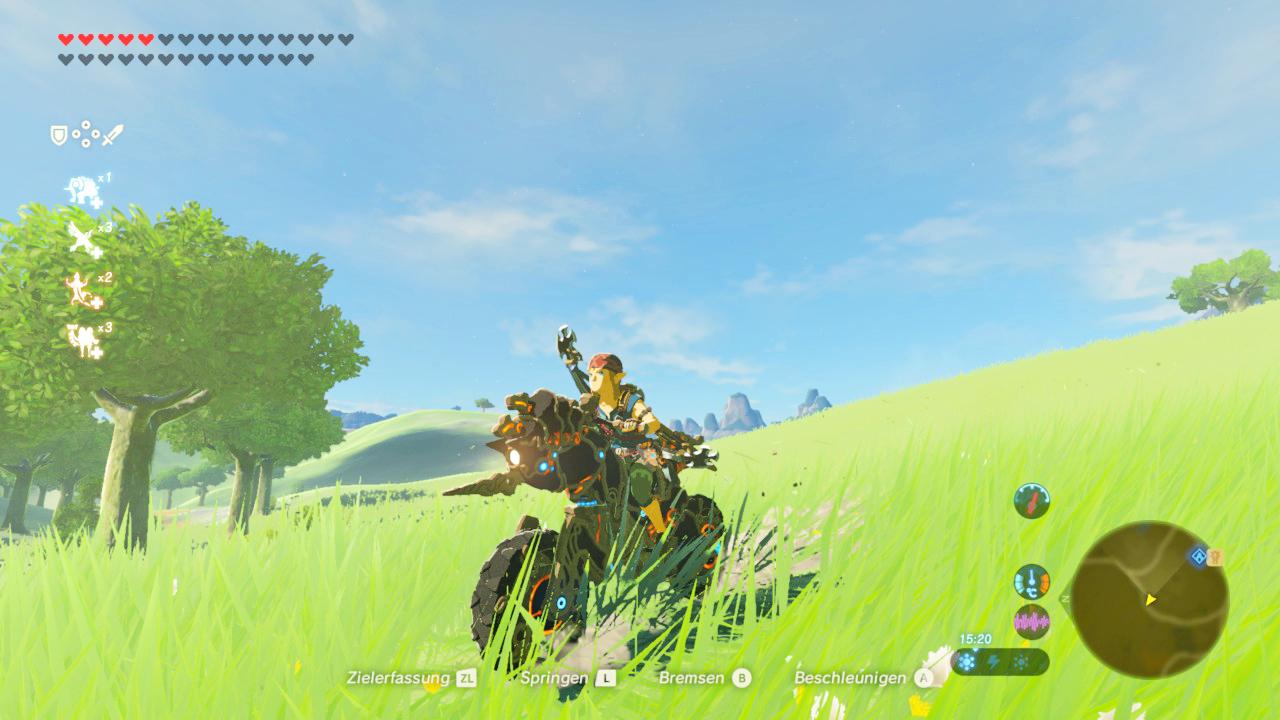 [04/01/2018] Als finale Belohnung des DLCs wartet der Eponator Zero auf uns. Mit dem Motorrad durch Hyrule zu düsen, macht durchaus Laune!