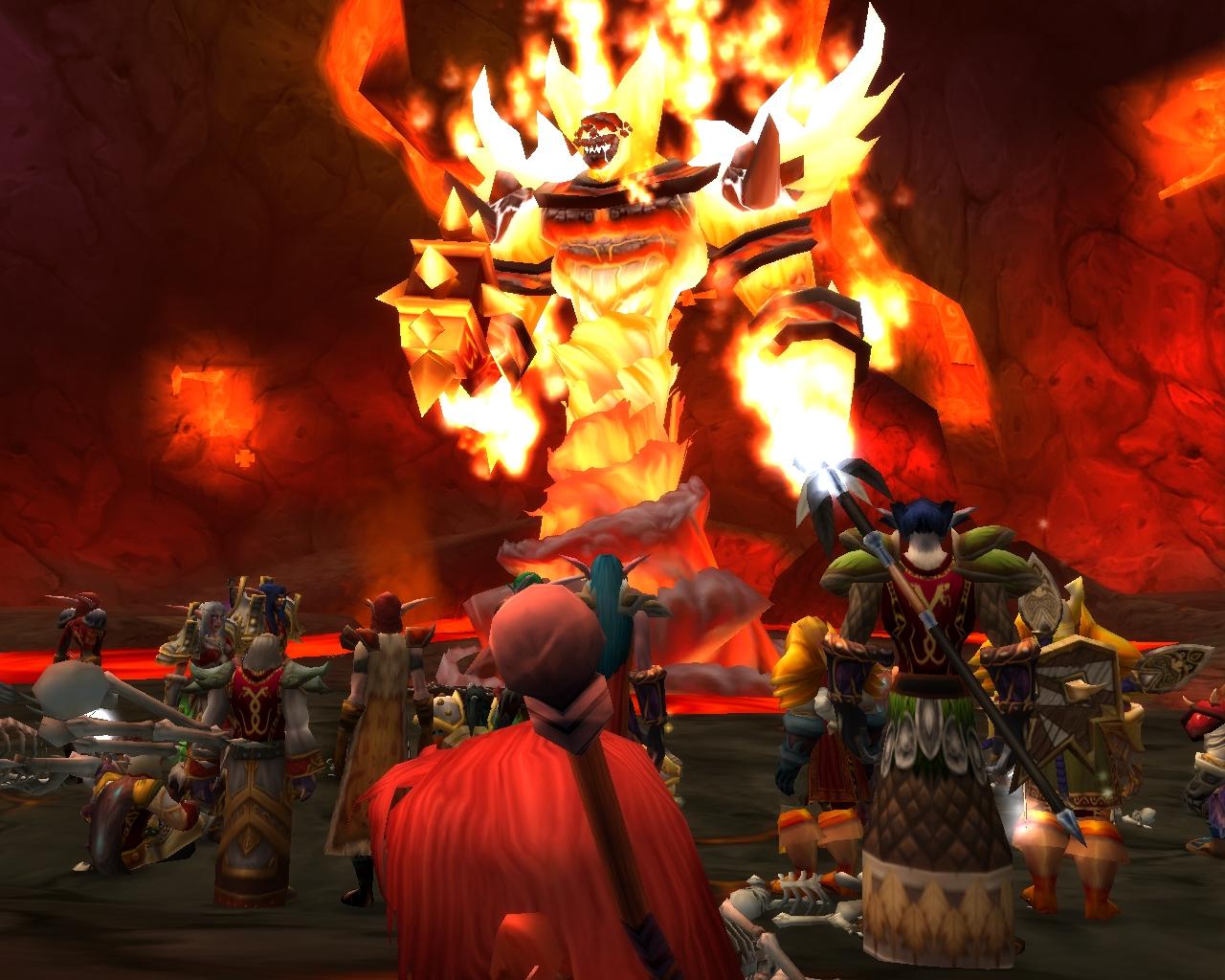 WoW Classic Raid Ragnaros Geschmolzener Kern.