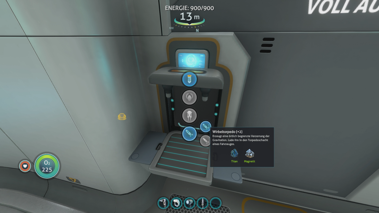 [09/02/2018] Der Fabrikator im Moonpool bietet euch die Möglichkeit, Module für die Seemotte und den Krebs zu fertigen. Außerdem könnt ihr Torpedos herstellen.