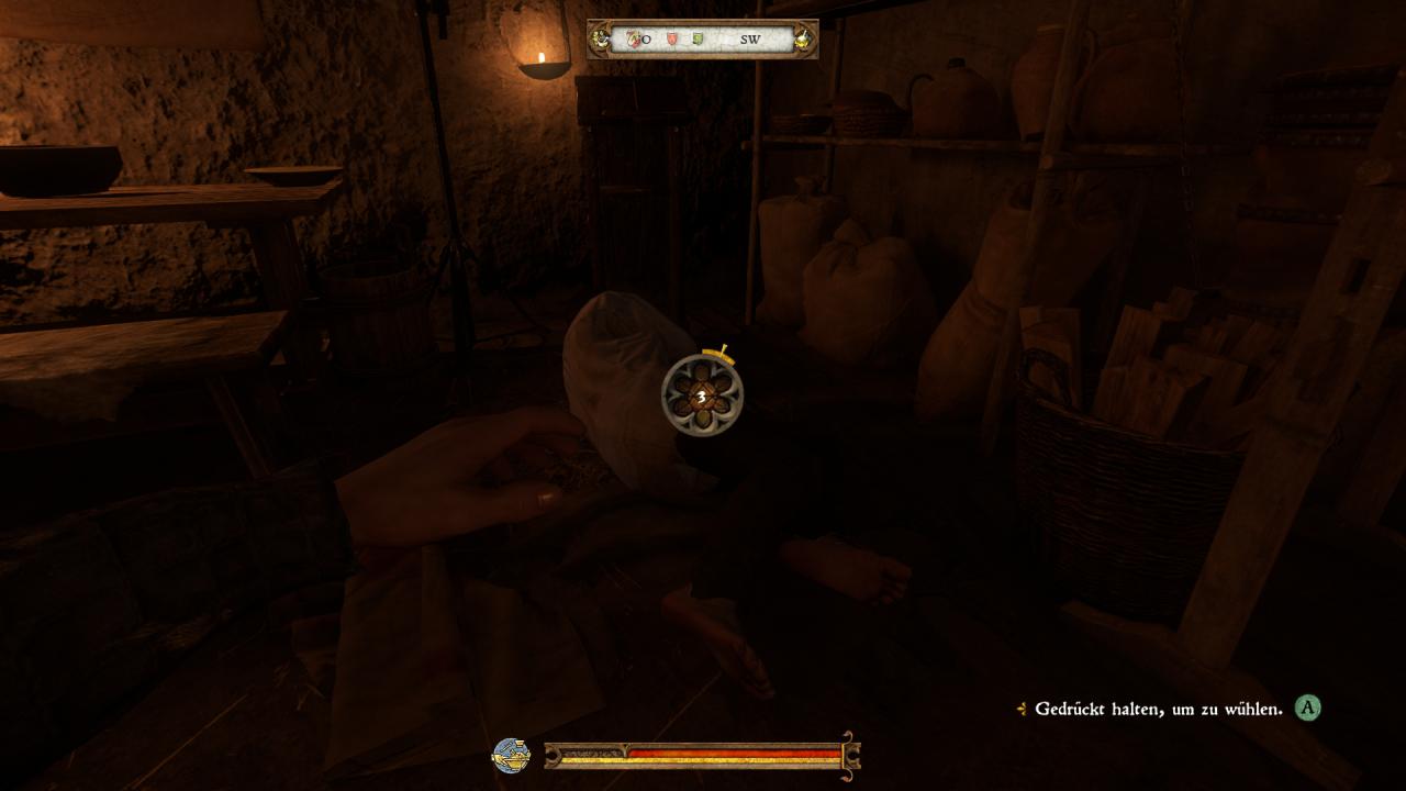 [14/02/2018] Kingdom Come Deliverance: Verbrecher-Guide - Gerade zu Beginn solltet ihr euch schlafende oder betrunkene Opfer suchen.&nbsp;
