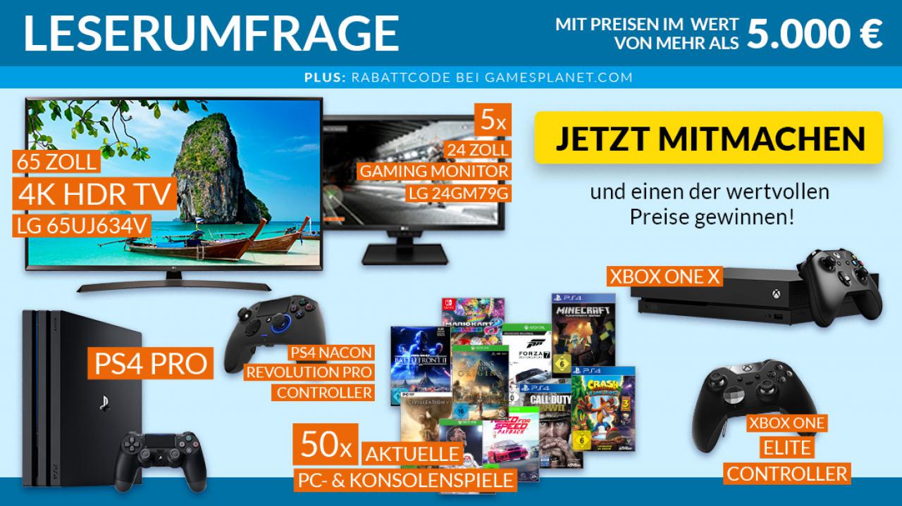 [28/02/2018] Leserumfrage: Mitmachen & tolle Preise gewinnen!