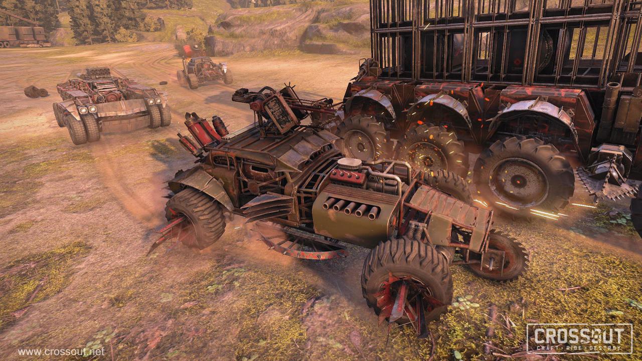 [27/02/2018] James Bonds legendärer Aston Martin DB5 aus „Goldfinger“ und Co. lässt grüßen: Die Fraktion Firestarters schwört auf rasiermesserscharfe Reifenschleifer. (PC-Screenshot)