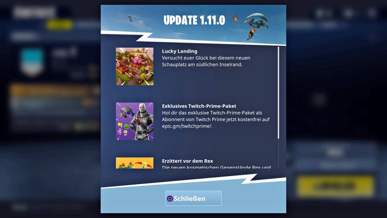 [28/03/2018] 13 Fortnite Battle Royale Update Info